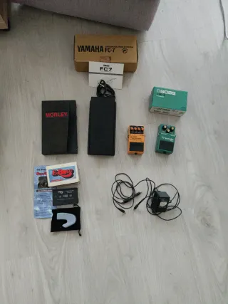 Pedales Guitarra Eléctrica Morley, Yamaha, Boss