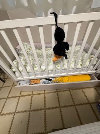 Cuna convertible para bebé medidas 120/60