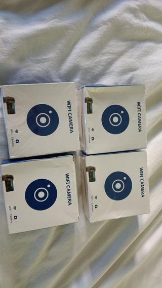 4 Cámaras WiFi Mini Seguridad