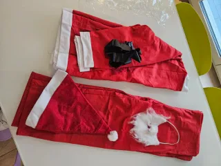 Vestito Babbo Natale Bambino Rosso