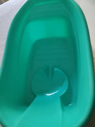 Bañera bebé verde