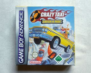Crazy Taxi Catch a Ride GBA como nuevo Pal