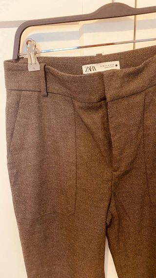 Pantalones Zara gris marengo.