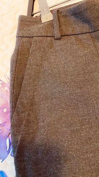 Pantalones Zara gris marengo.