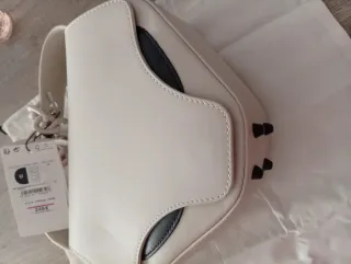 Bolso Desigual Piel Beige y Negro