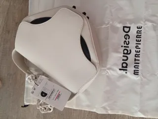 Bolso Desigual Piel Beige y Negro