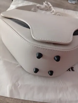 Bolso Desigual Piel Beige y Negro