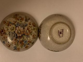 Bomboniera Albisola porcellana fiori