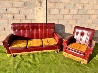 SOFÁ DE 3 PLAZAS SOFÁ 1 PLAZA VINTAGE