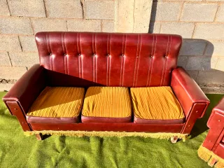 SOFÁ DE 3 PLAZAS SOFÁ 1 PLAZA VINTAGE