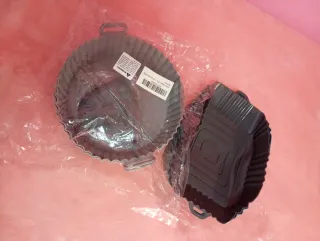 Lote 4 moldes silicona freidora aire y manoplas