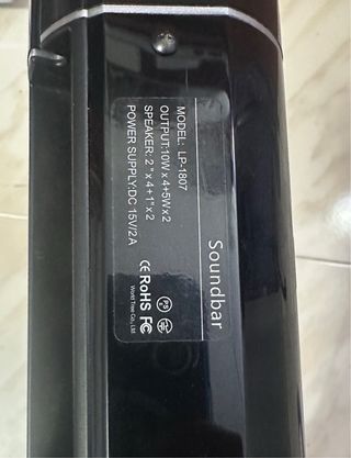 Barra de sonido bluetooth para tv con mando