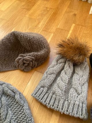 Gorros, boinas lana y alpaca nuevos