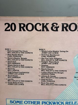 Vinilo 20 Rock & Roll Classics