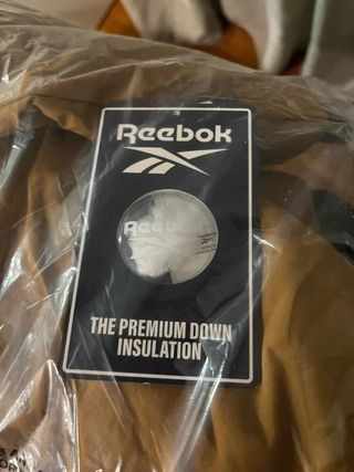 Parka Reebok Puffer Marrón Talla S