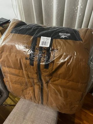 Parka Reebok Puffer Marrón Talla S