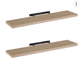 Estante flotante efecto roble nuevo sin abrir