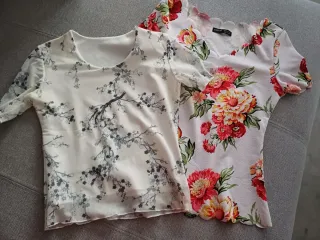 Pack 2 Camisetas Estampadas Talla XS nuevas