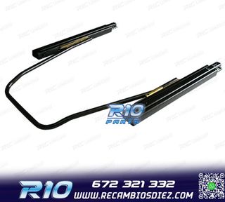 KIT ASIENTO BAQUET UNIVERSAL CUERO NEGRO ESTILO SPORTSTER CU