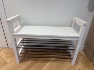 Banco Zapatero Ikea Hemnes Blanco