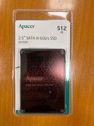 SSD 512GB SATA Apacer AS350X Nuevo a estrenar!!