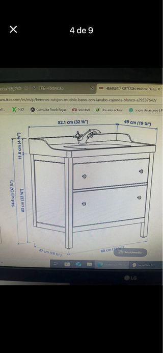 Mueble de baño completo