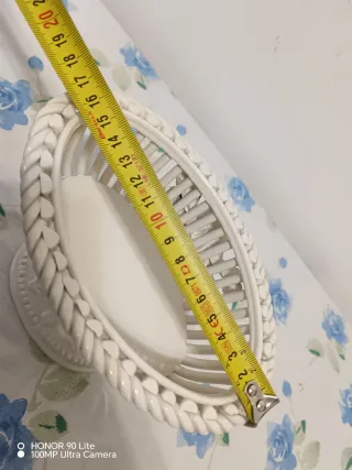 Centrotavola Cesto Ceramica Bassano Vintage Fiore