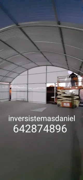 Colocación de plástico y mallas