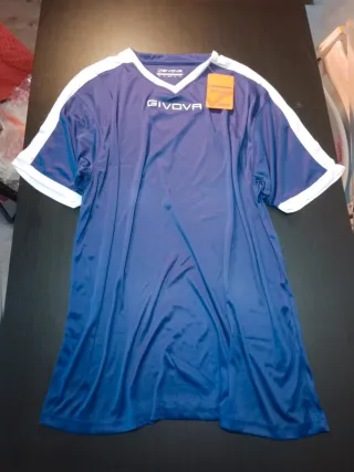 Camiseta GIVOVA Revolution Unisex Azul/Blanco