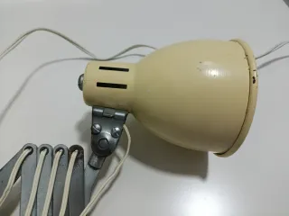 Flexo antiguo vintage color crema