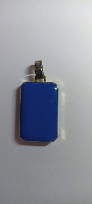 Pendente con foglia d'oro