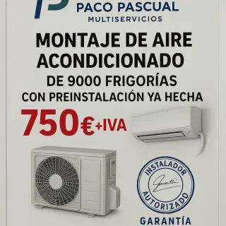 Instalación Aire Acondicionado