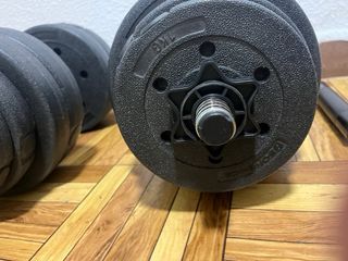 Mancuernas ajustables con discos