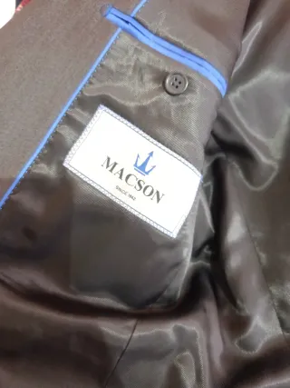 Traje Macson gris oscuro Hombre