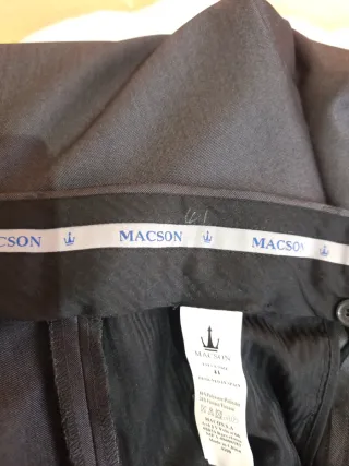 Traje Macson gris oscuro Hombre