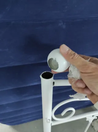 Cabecero de forja blanco NUEVO a estrenar