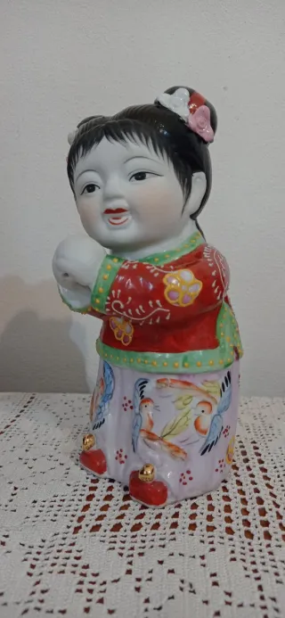 Statuina vintage porcellana orientale