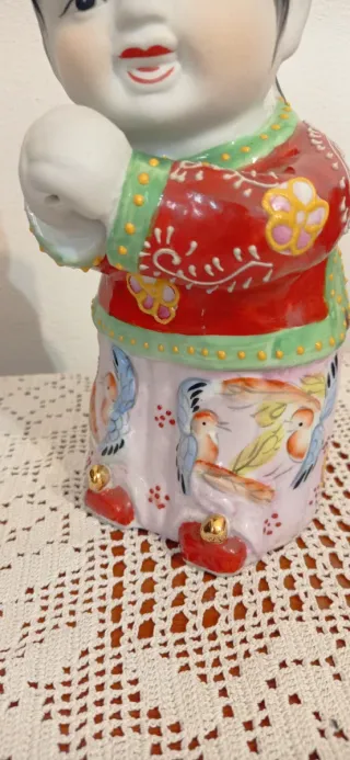 Statuina vintage porcellana orientale