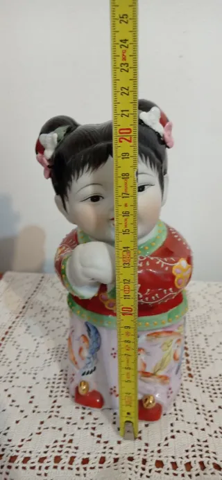 Statuina vintage porcellana orientale