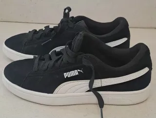 Zapatillas Puma Negras y Blancas