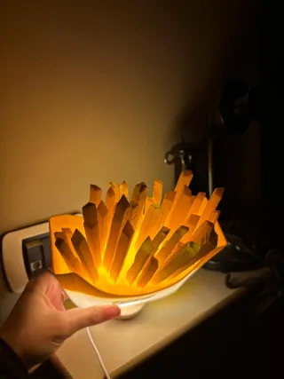 Lampada McDonald's Patatine Fritte