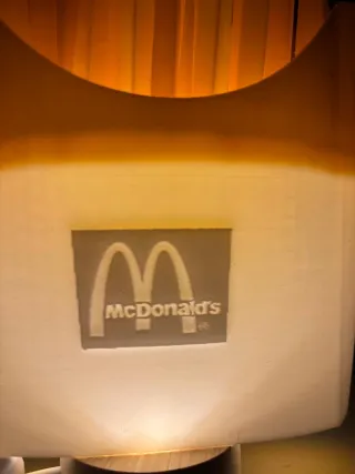 Lampada McDonald's Patatine Fritte