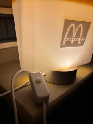Lampada McDonald's Patatine Fritte