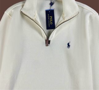 Polo Ralph Lauren 1/4 Jersey Blanco