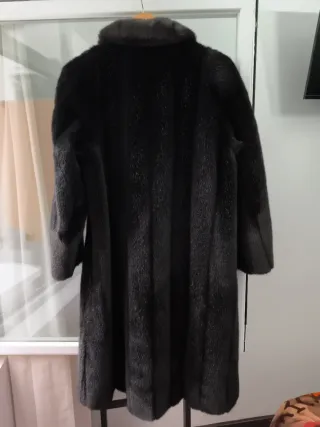 Abrigo Pelo Vintage ,marron Talla 44