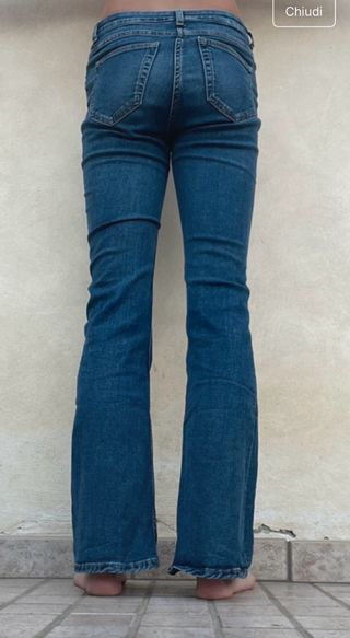 Jeans H&M vita alta a zampa