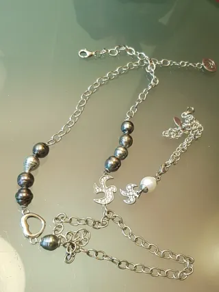 Collar y pulsera Rambaud perlas y plata