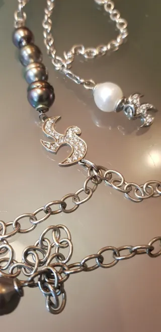 Collar y pulsera Rambaud perlas y plata