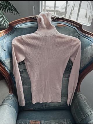 Suéter Massimo Dutti Seda/Lana Talla XS Rosa