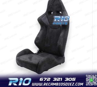 KIT ASIENTO BAQUET UNIVERSAL NEGRO EVO ERS RALLY
